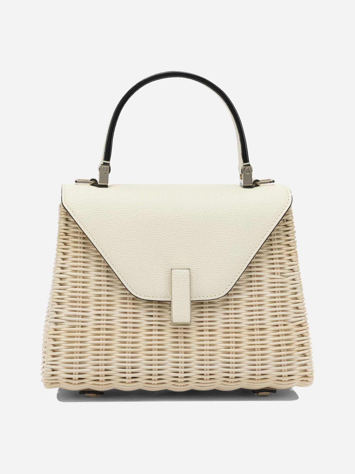Borse piccole 80% rattan 20% calf leather  Beige - Valextra Donna | PDP | VIETTI Online Store | Zoom-Modal
