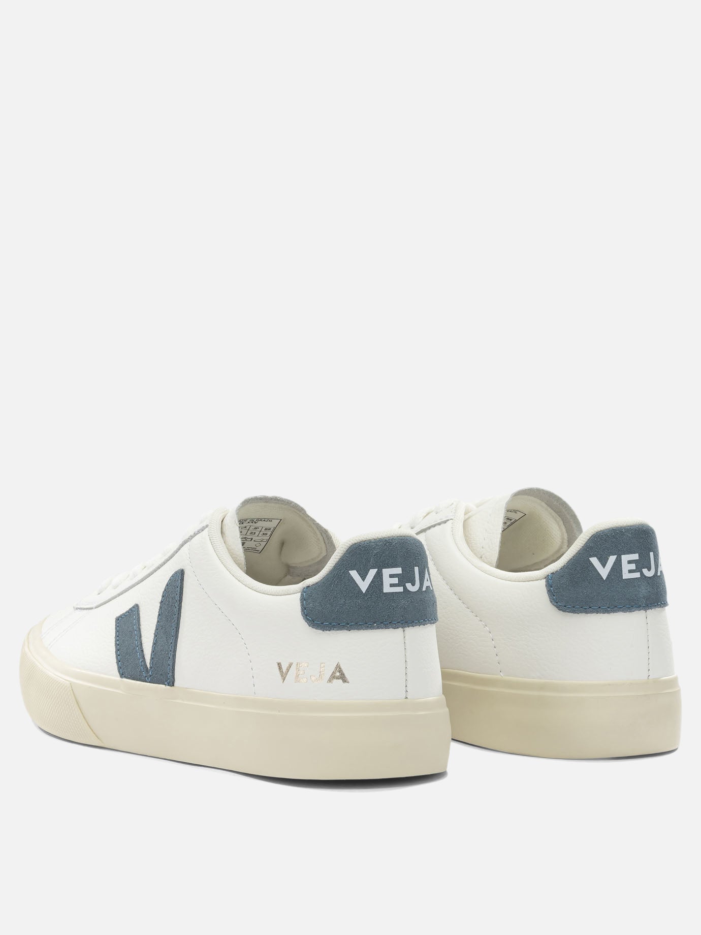 Low top sneakers 100% organic leather - 50% amazonian rubber 26% mineral silica 19% other fabric 5% synthetic rubber  White - Veja Women | PDP | VIETTI Online Store | thumbnail_4
