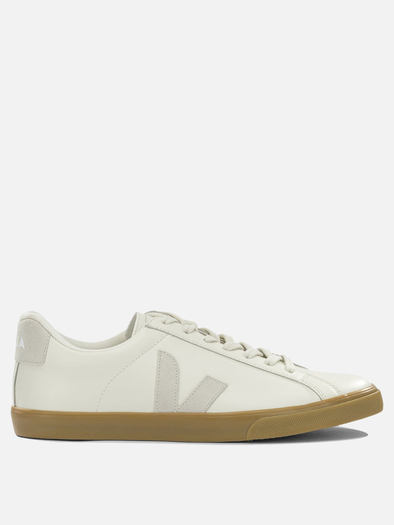 Low top sneakers 100% leather - 40% amazonian rubber 23% mineral silica 16% other fabric 11% synthetic rubber 10% recycled rubber  White - Veja Men | PDP | VIETTI Online Store | Zoom-Modal
