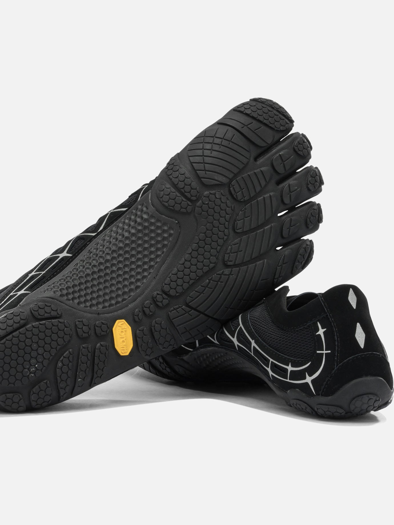 Low top sneakers 100% polyester - 100% rubber  Black - Vibram Men | PDP | VIETTI Online Store | thumbnail_5