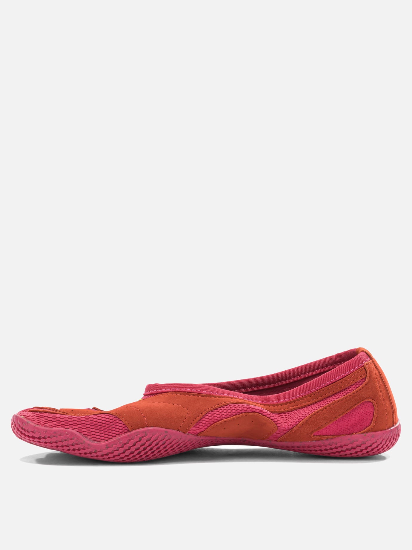 Low top sneakers 100% leather - 100% rubber  Red - Vibram Women | PDP | VIETTI Online Store | thumbnail_3