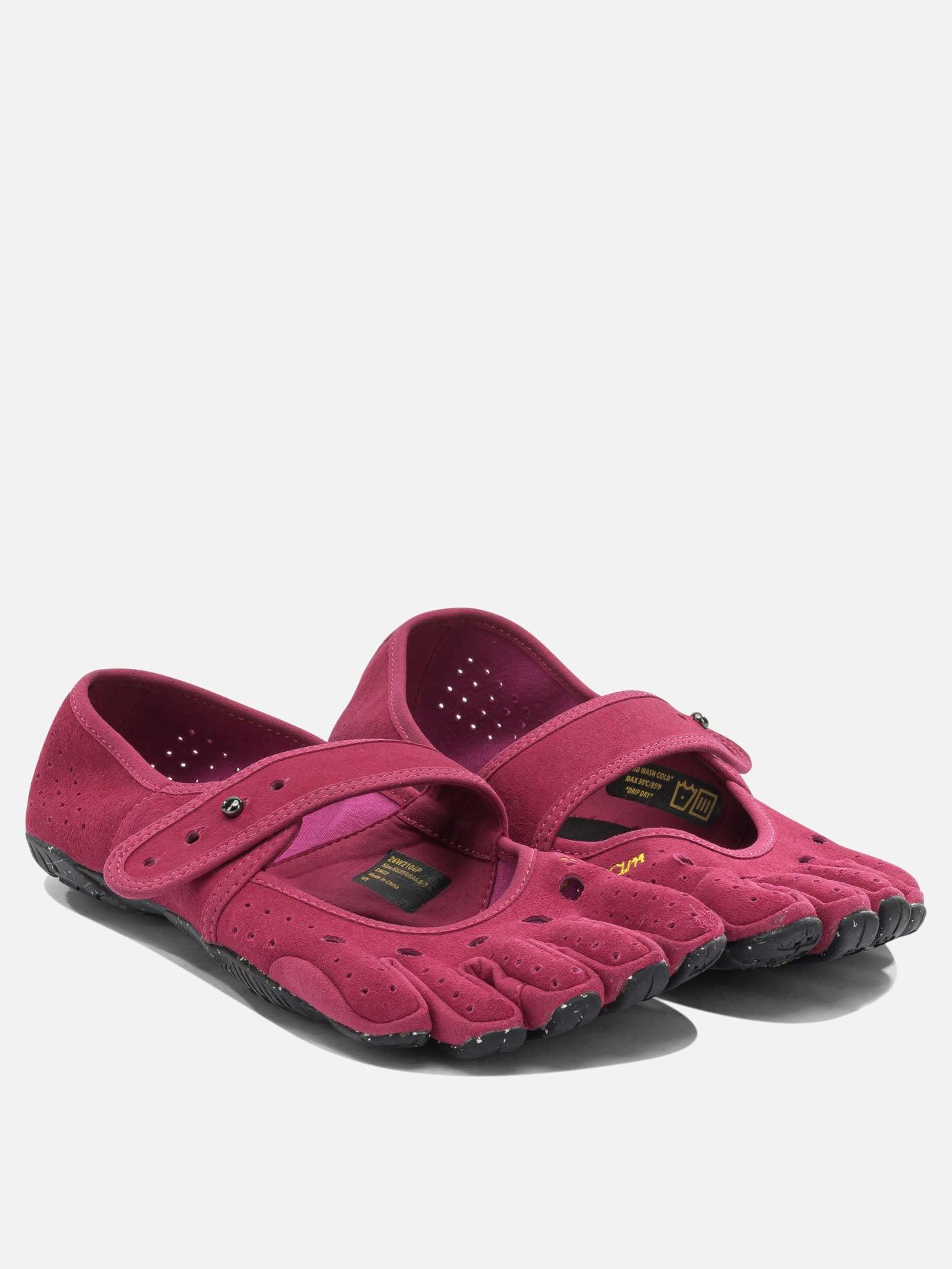 Low top sneakers 100% leather - 100% rubber  Fuchsia - Vibram Women | PDP | VIETTI Online Store | Zoom-Modal_2
