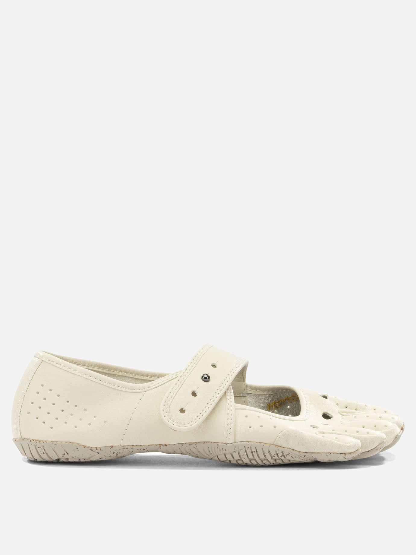 Low top sneakers 100% leather - 100% rubber  White - Vibram Women | PDP | VIETTI Online Store | thumbnail