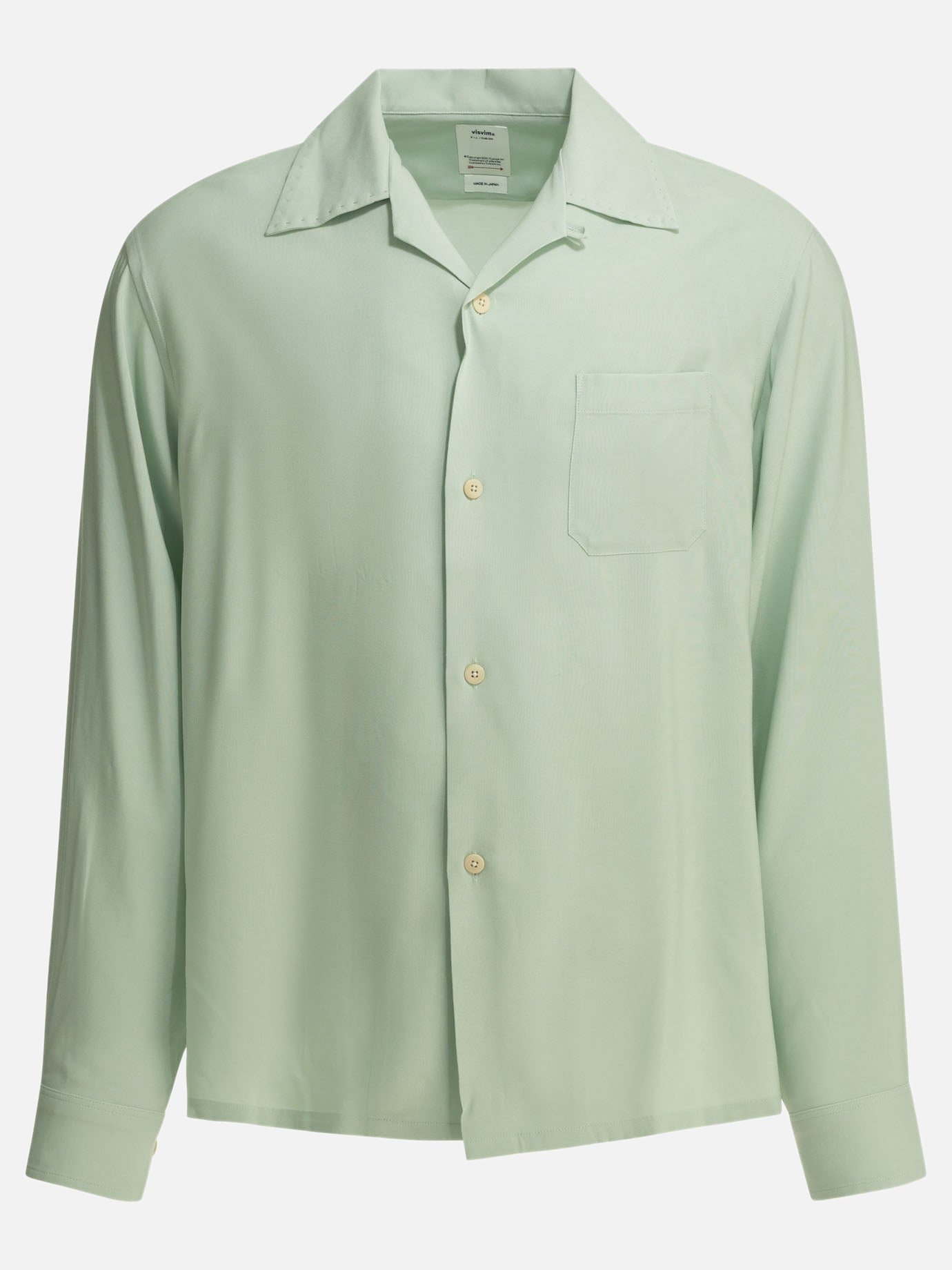 Casual shirts Solid colour  Green - Visvim Men | PDP | VIETTI Online Store | thumbnail