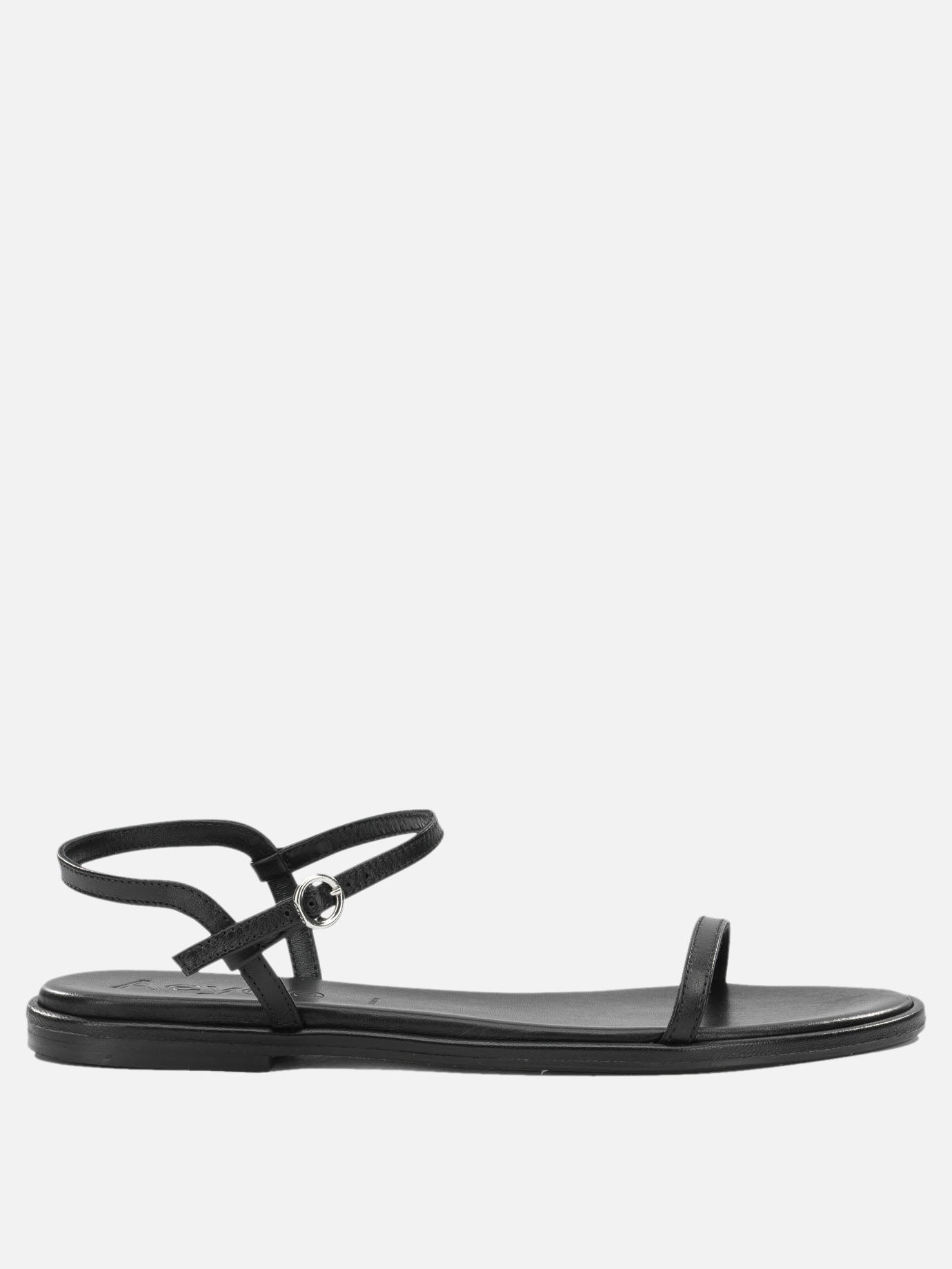 Sandali bassi 100% lamb leather - 100% cow leather  Nero - Aeyde Donna | PDP | VIETTI Online Store | thumbnail