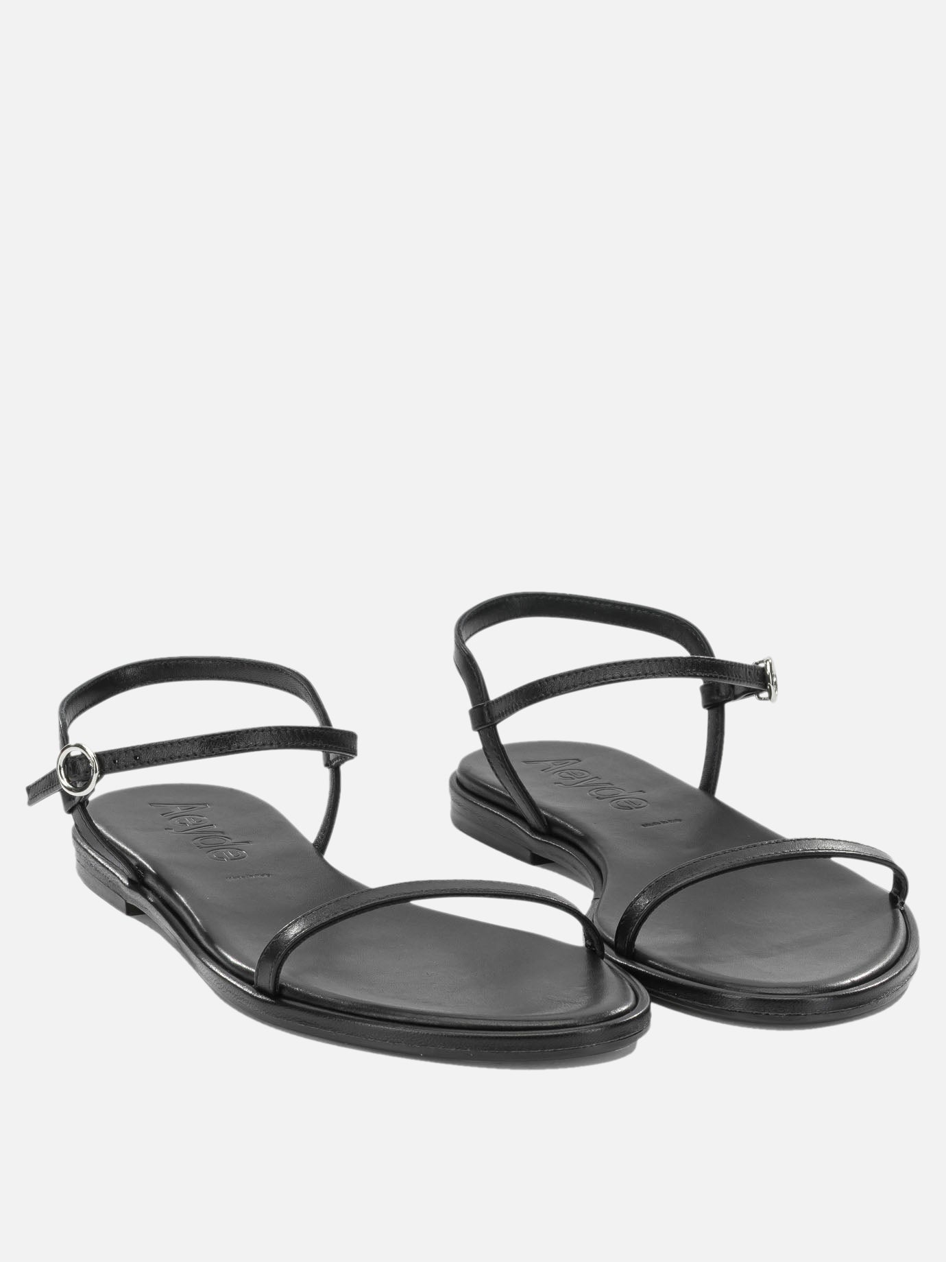 Sandali bassi 100% lamb leather - 100% cow leather  Nero - Aeyde Donna | PDP | VIETTI Online Store | Zoom-Modal_2
