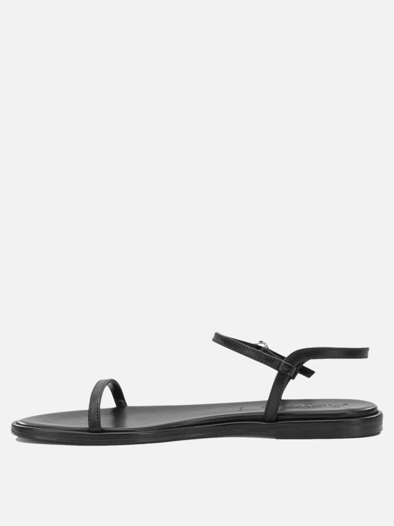 Sandali bassi 100% lamb leather - 100% cow leather  Nero - Aeyde Donna | PDP | VIETTI Online Store | Zoom-Modal_3
