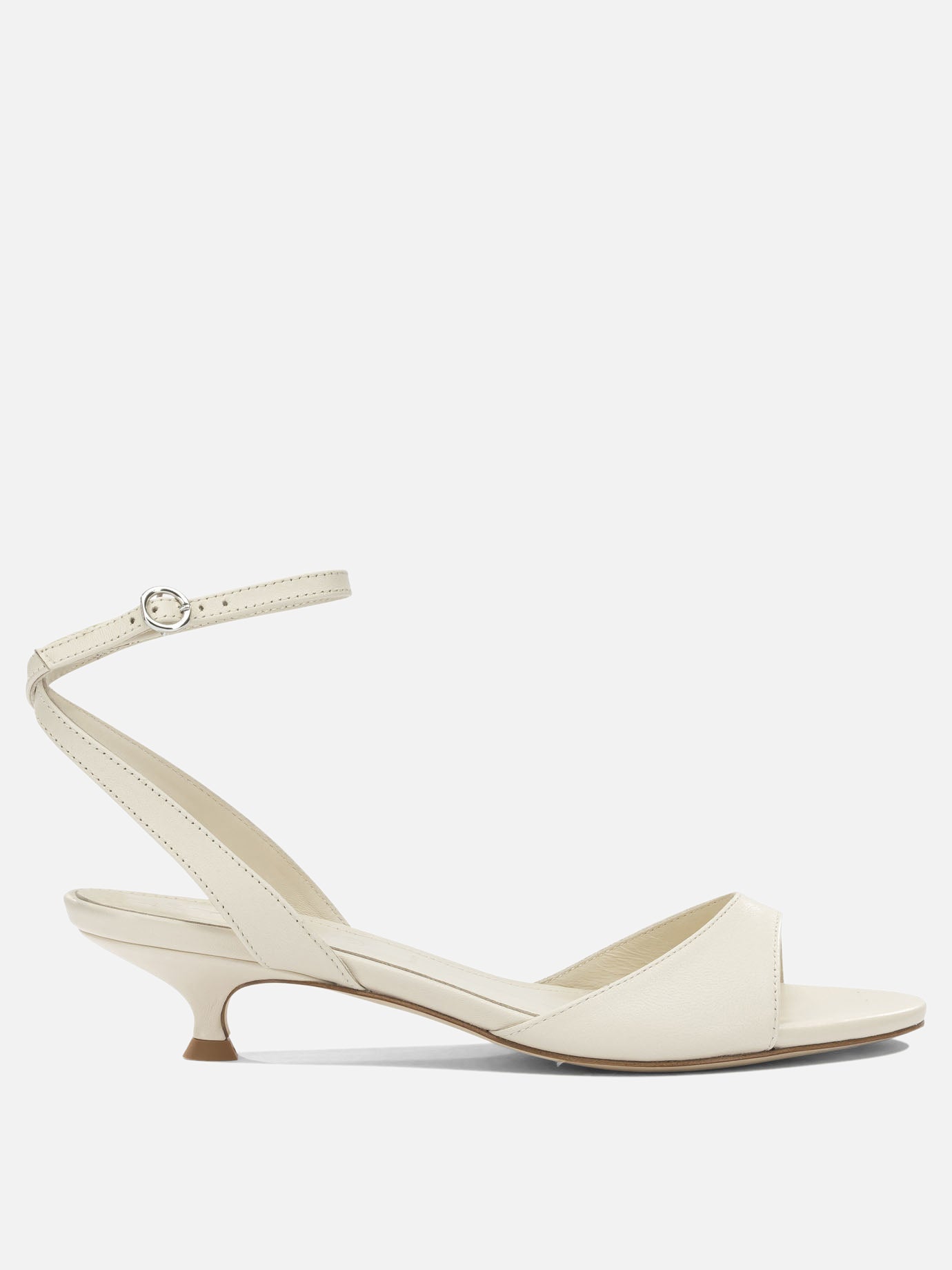 Sandali con tacco 100% nappa leather - 100% cow leather  Bianco - Aeyde Donna | PDP | VIETTI Online Store | Zoom-Modal
