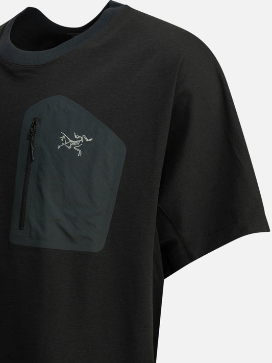 Crewneck t-shirts Logo  Black - Arc'teryx Men | PDP | VIETTI Online Store 
