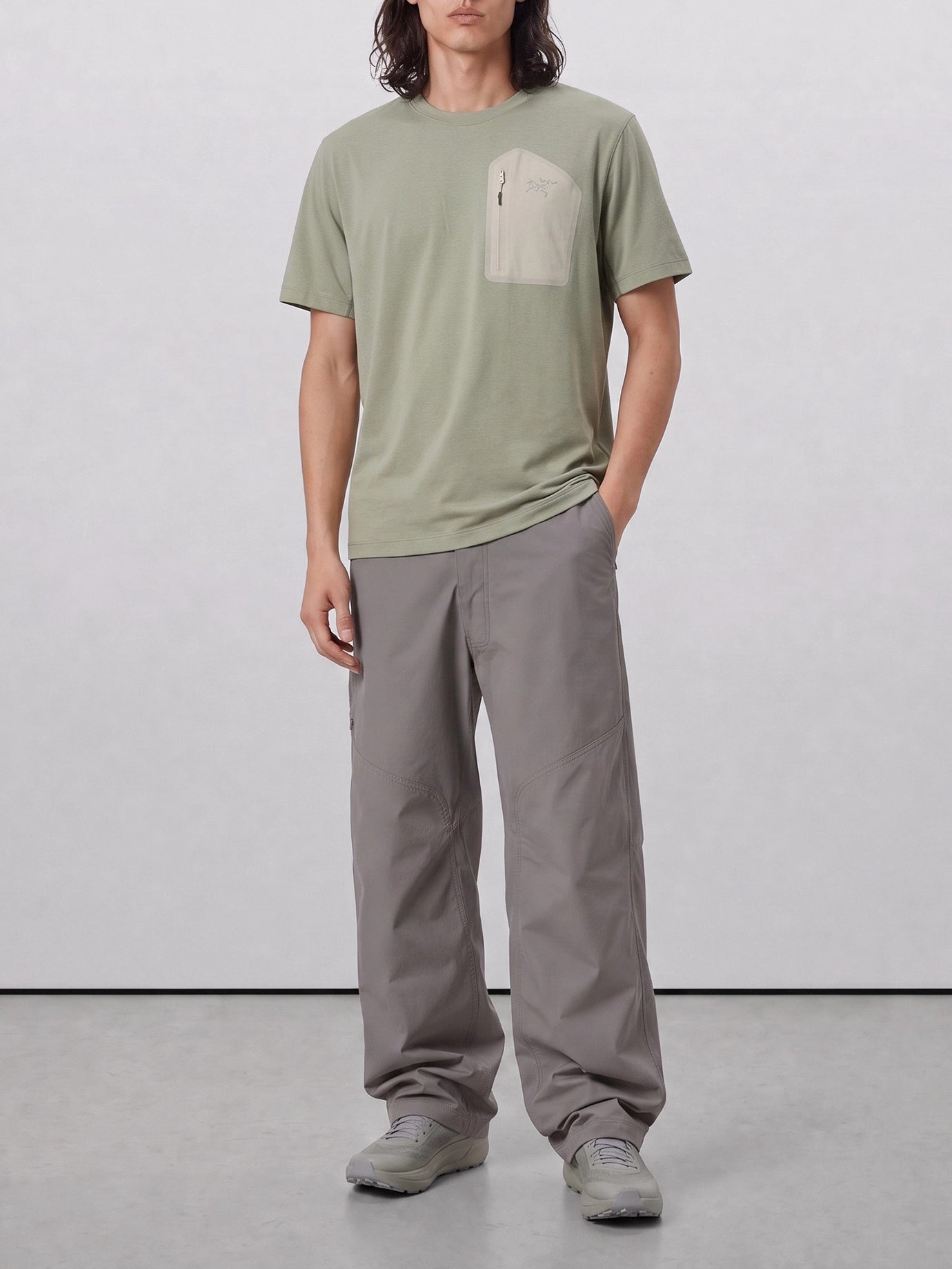 Crewneck t-shirts Logo  Green - Arc'teryx Men | PDP | VIETTI Online Store | Zoom-Modal_2
