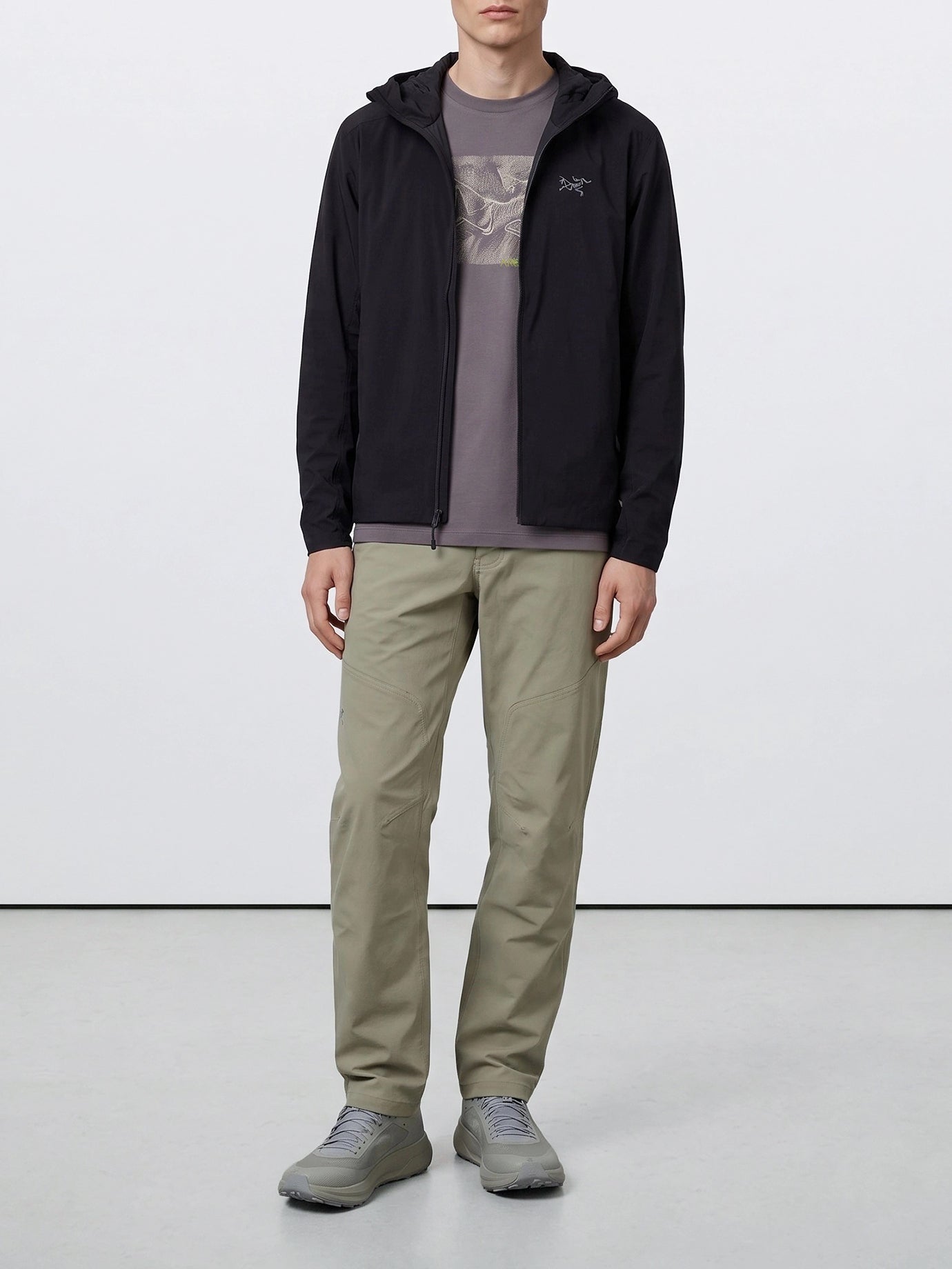 Felpe con cappuccio Logo  Nero - Arc'teryx Uomo | PDP | VIETTI Online Store | Zoom-Modal_2
