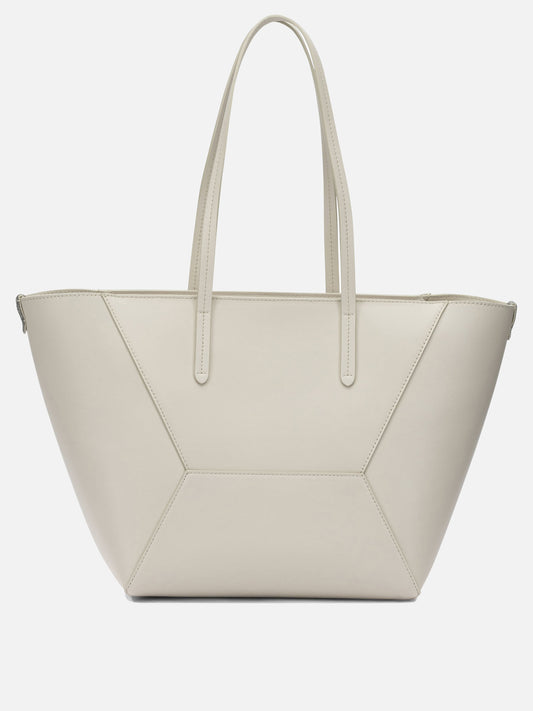 Brunello Cucinelli "BC Duo" large shoulder bag White

