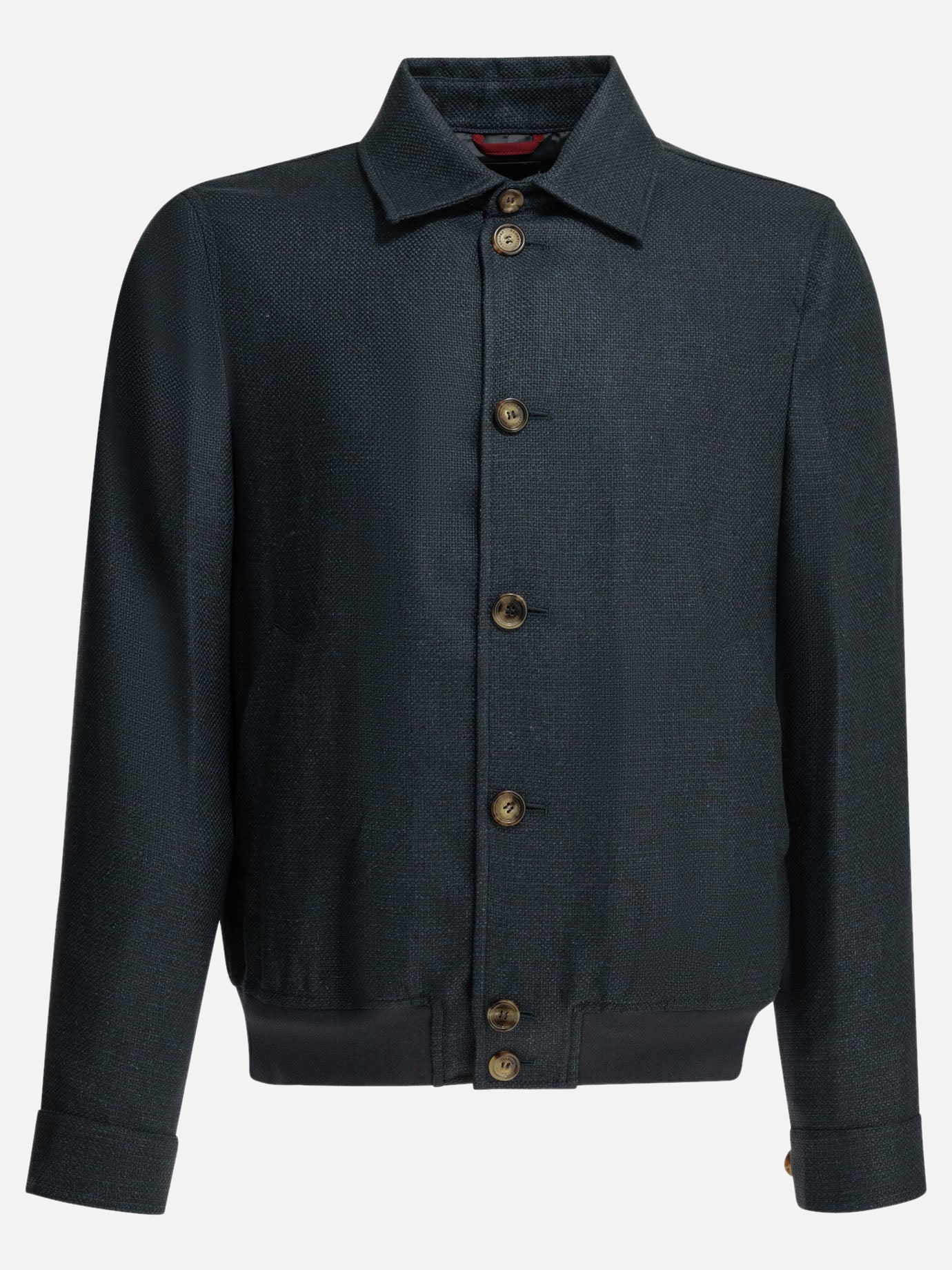 Quilted & Utility Jackets Solid colour  Blue - Brunello Cucinelli Men | PDP | VIETTI Online Store | Zoom-Modal
