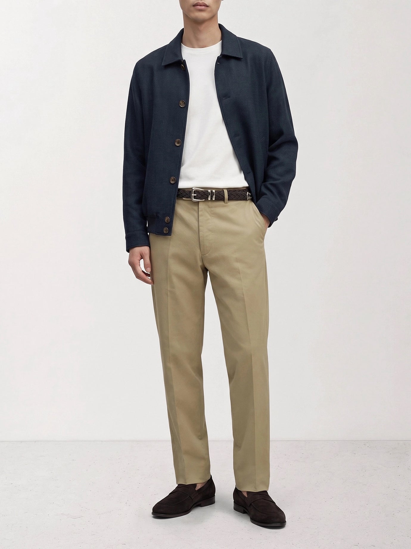 Quilted & Utility Jackets Solid colour  Blue - Brunello Cucinelli Men | PDP | VIETTI Online Store | Zoom-Modal_5
