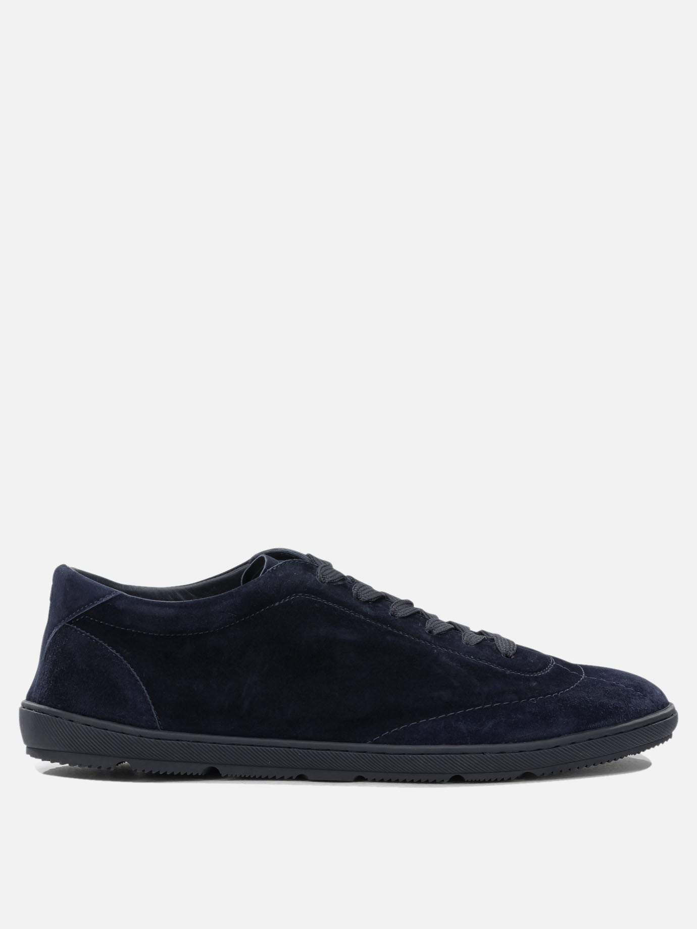Sneaker basse 100% calf leather - 100% rubber  Blu - Brunello Cucinelli Uomo | PDP | VIETTI Online Store | thumbnail