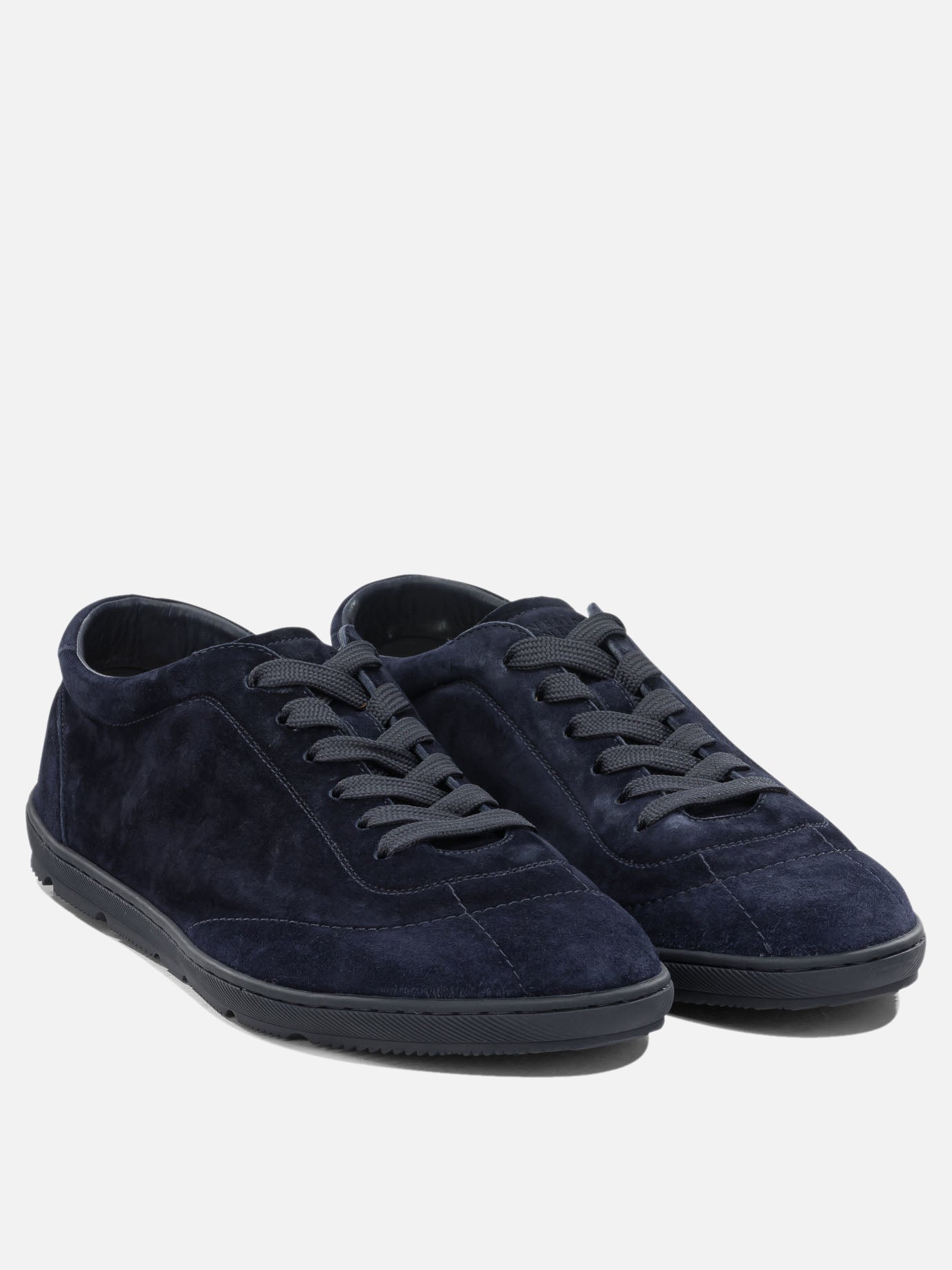 Sneaker basse 100% calf leather - 100% rubber  Blu - Brunello Cucinelli Uomo | PDP | VIETTI Online Store | thumbnail_2