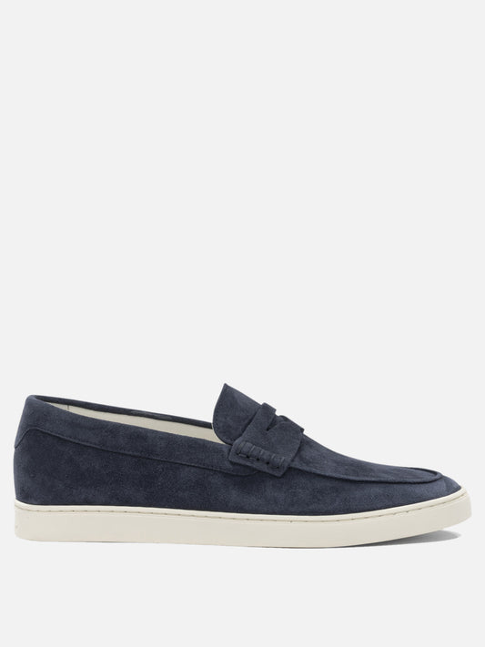Mocassini 100% leather - 100% rubber  Blu - Brunello Cucinelli Uomo | PDP | VIETTI Online Store 
