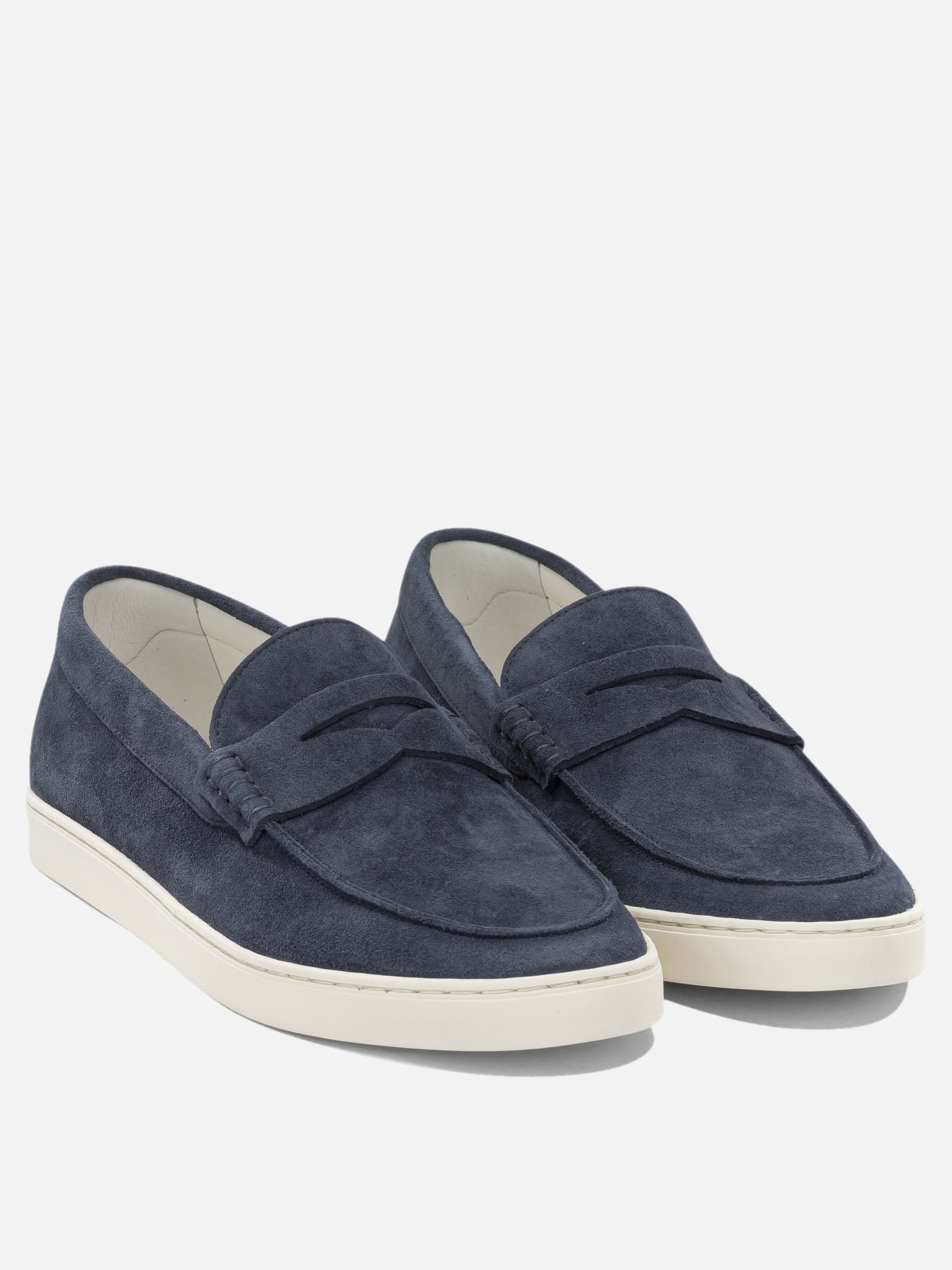 Mocassini 100% leather - 100% rubber  Blu - Brunello Cucinelli Uomo | PDP | VIETTI Online Store | Zoom-Modal_2
