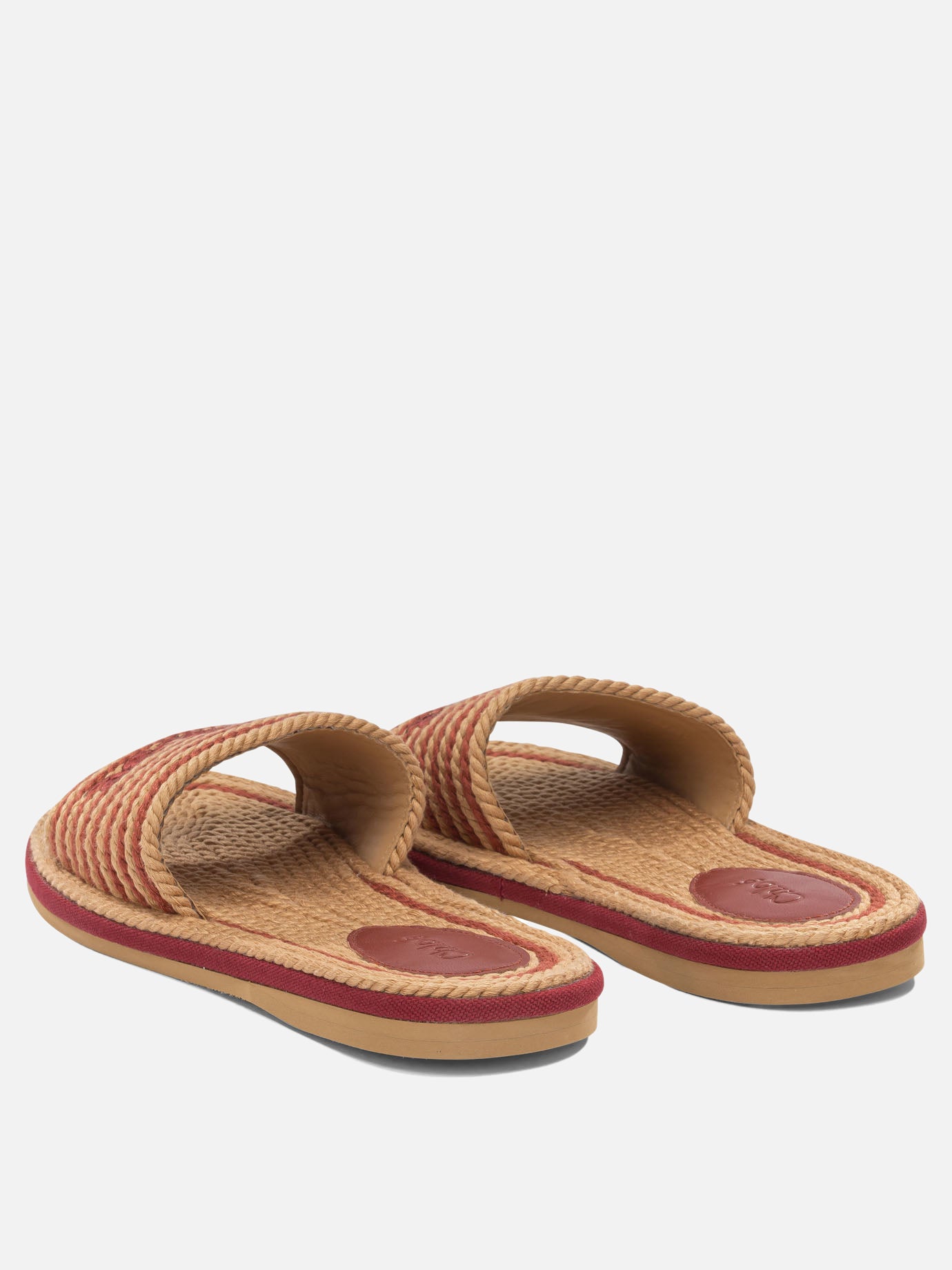 Slides 100% cotton 100% lamb leather - 200% eva  Red - Chloé Women | PDP | VIETTI Online Store | Zoom-Modal_4
