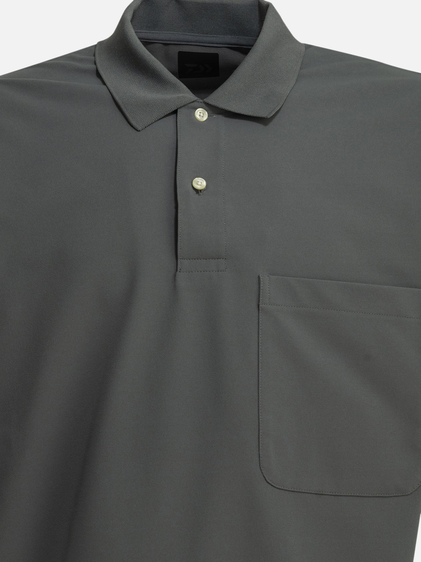 Polo shirts with buttons Solid colour  Grey - Daiwa Pier 39 Men | PDP | VIETTI Online Store | thumbnail_3