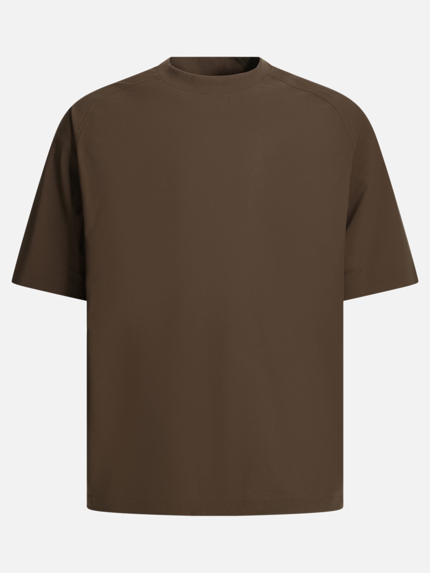 Crewneck t-shirts Solid colour  Brown - Daiwa Pier 39 Men | PDP | VIETTI Online Store | thumbnail