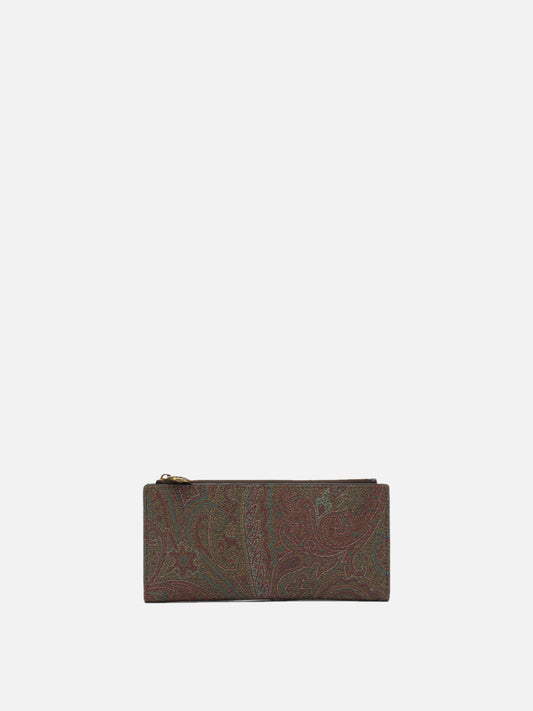 Wallets 100% polyurethane - Lining: 100% calf leather  Brown - Etro Women | PDP | VIETTI Online Store 
