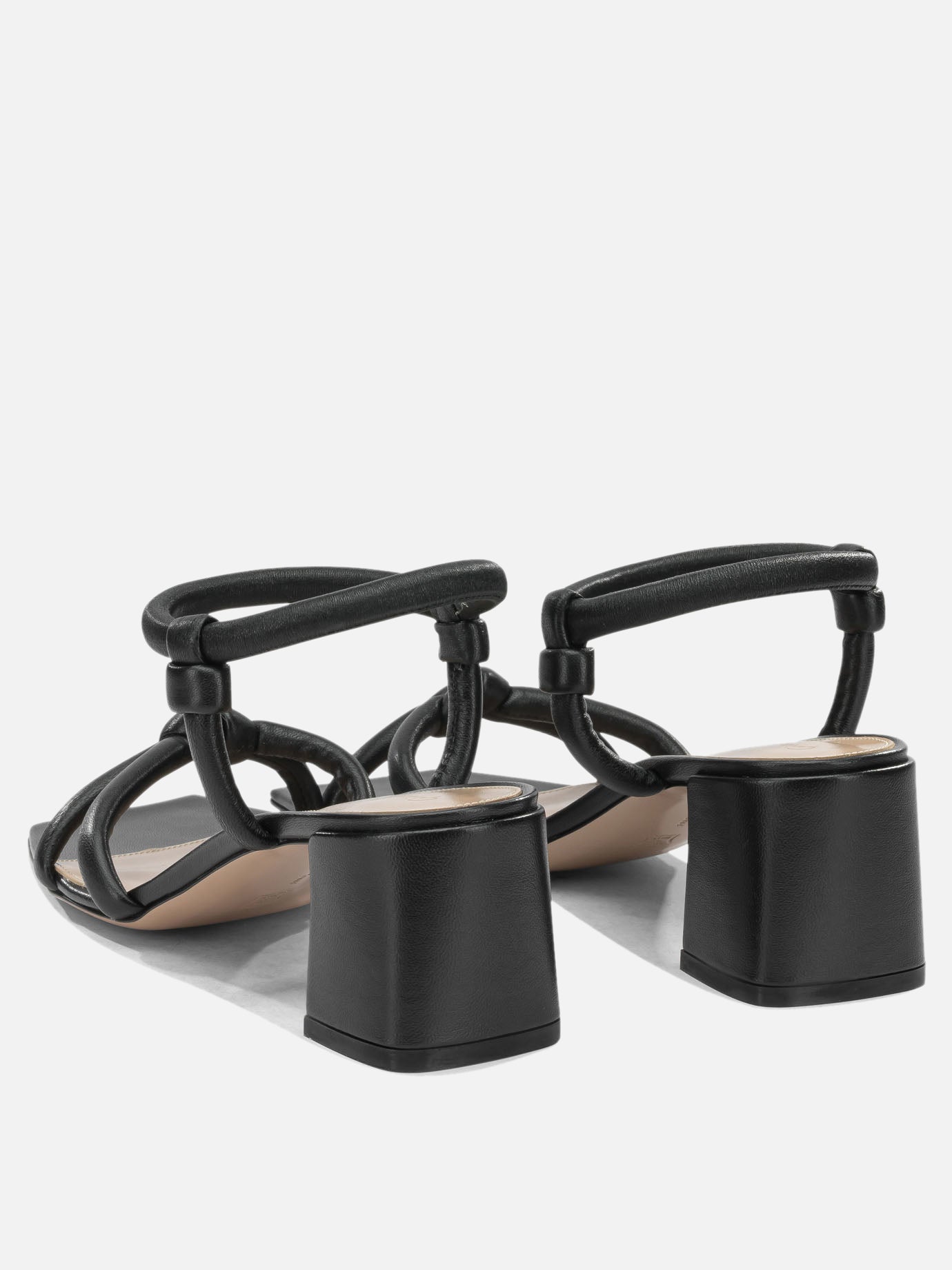 Heeled sandals 100% leather - 100% leather  Black - Gianvito Rossi Women | PDP | VIETTI Online Store | thumbnail_4