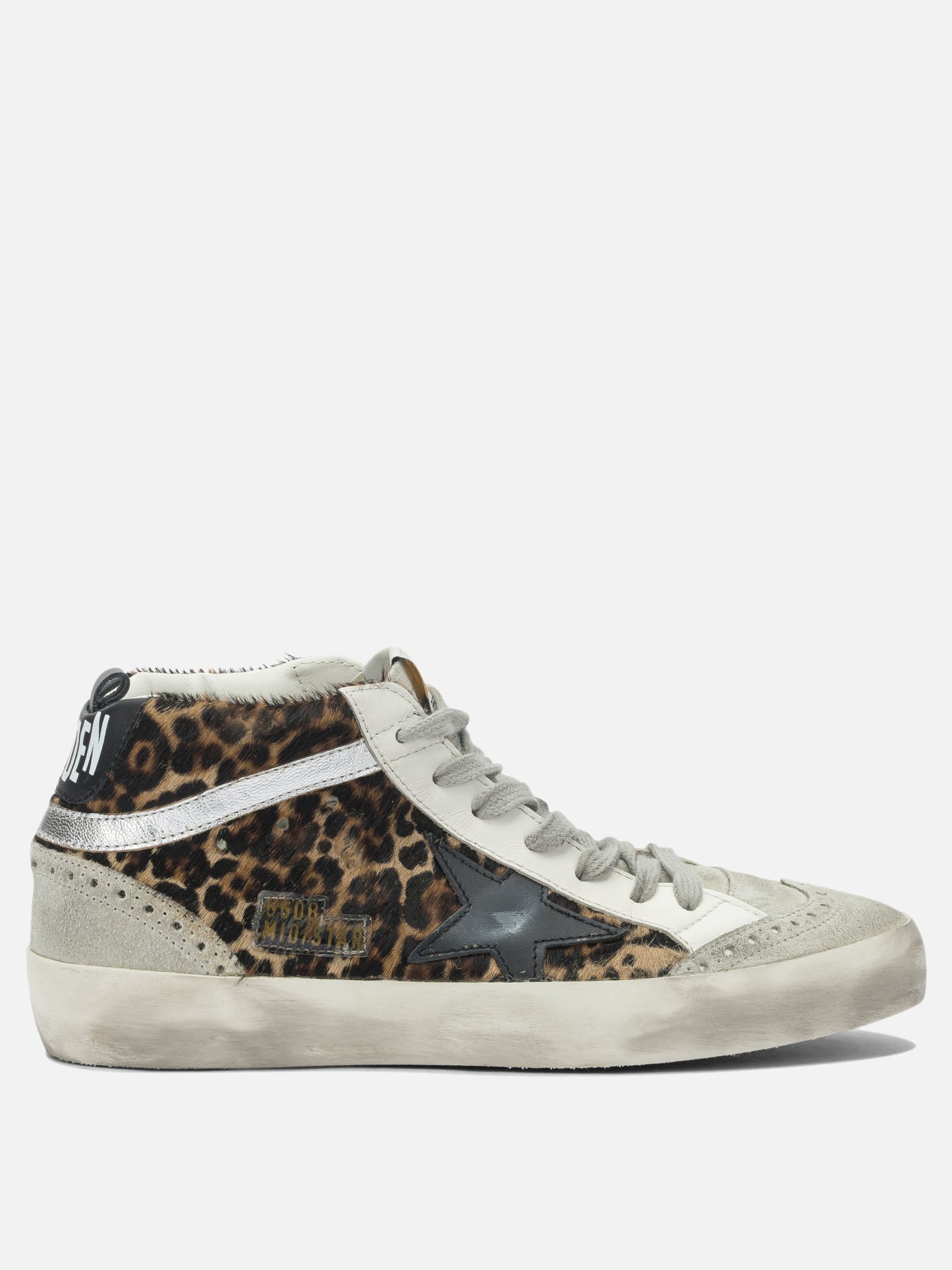 High top sneakers 94% cow leather 6% goat leather - 100% rubber  Brown - Golden Goose Women | PDP | VIETTI Online Store | thumbnail