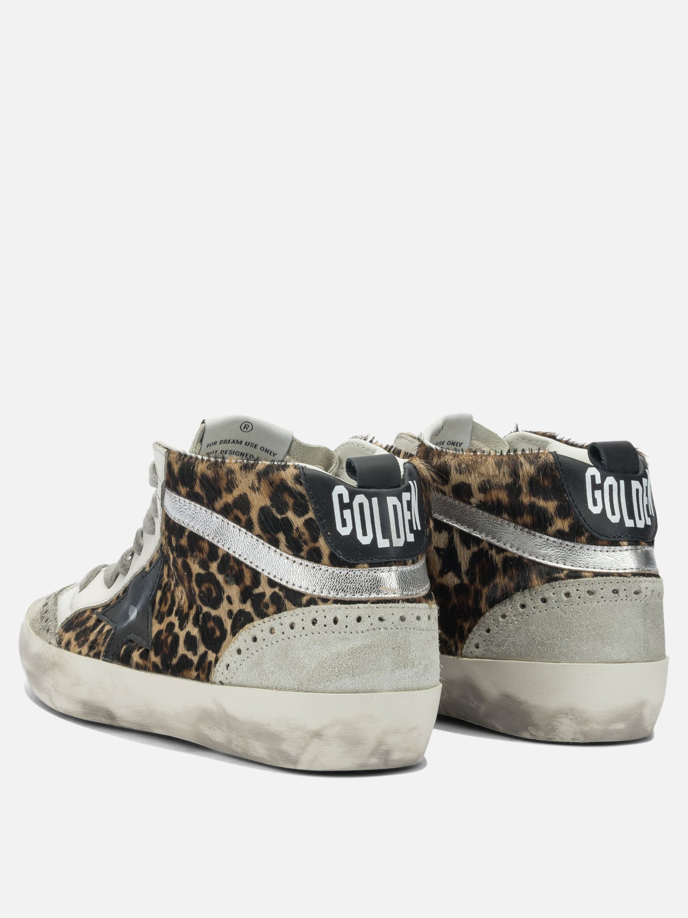 High top sneakers 94% cow leather 6% goat leather - 100% rubber  Brown - Golden Goose Women | PDP | VIETTI Online Store | thumbnail_4