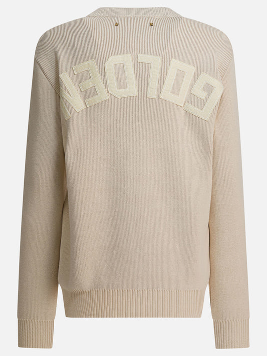 Crewneck sweaters Solid colour  Beige - Golden Goose Women | PLP | VIETTI Online Store | 2
