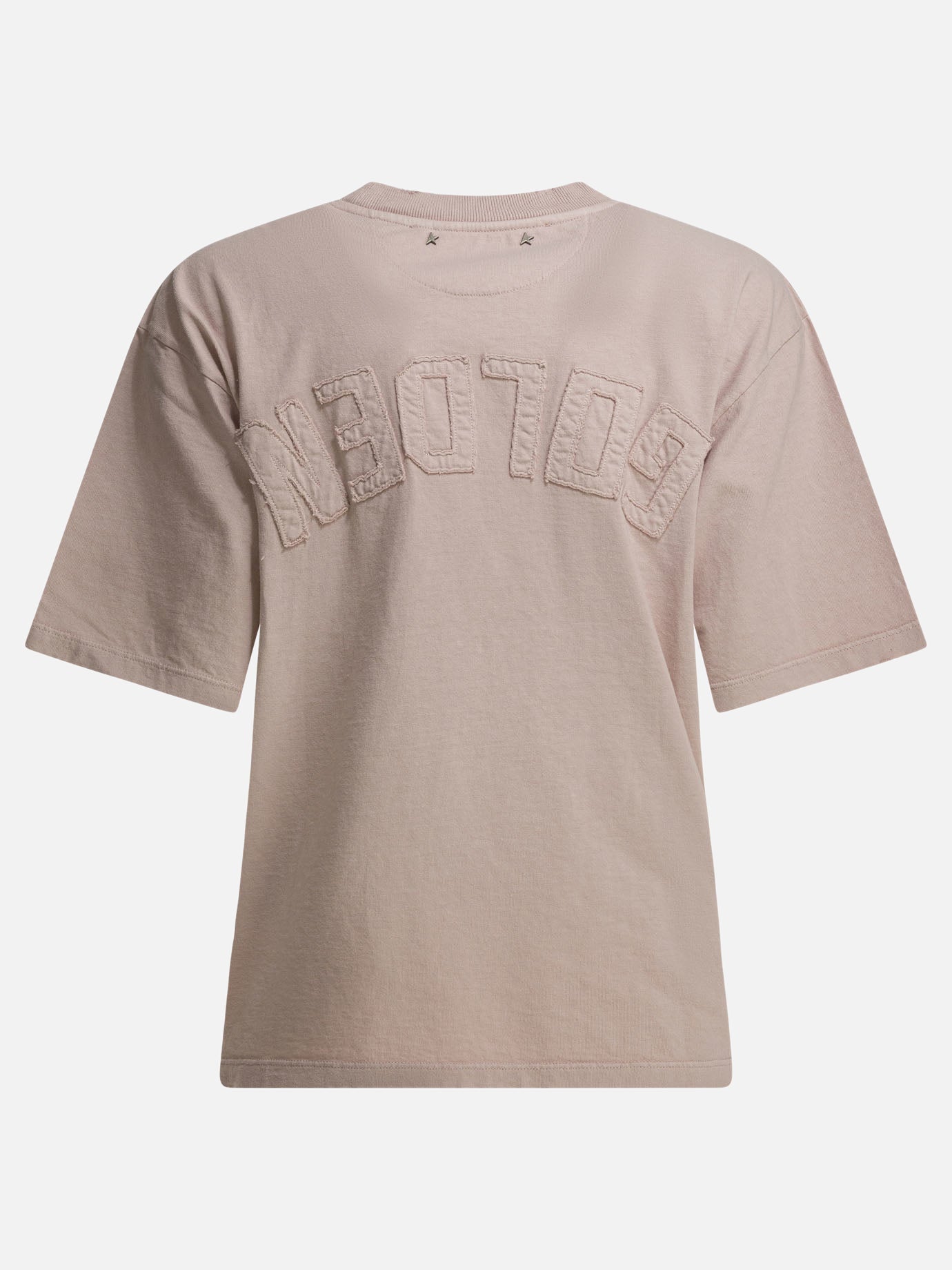 Crewneck t-shirts Logo  Pink - Golden Goose Women | PDP | VIETTI Online Store | thumbnail_2