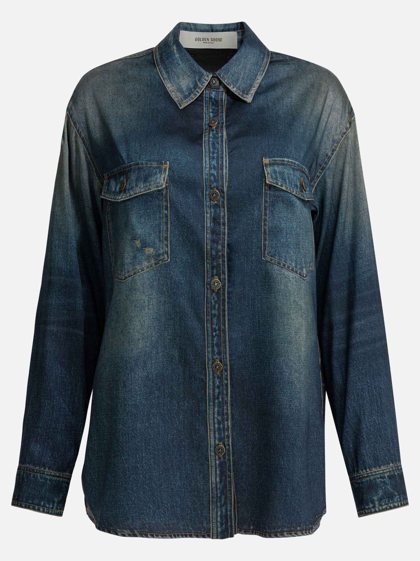 Camicie casual Graphics  Blu - Golden Goose Donna | PDP | VIETTI Online Store | thumbnail
