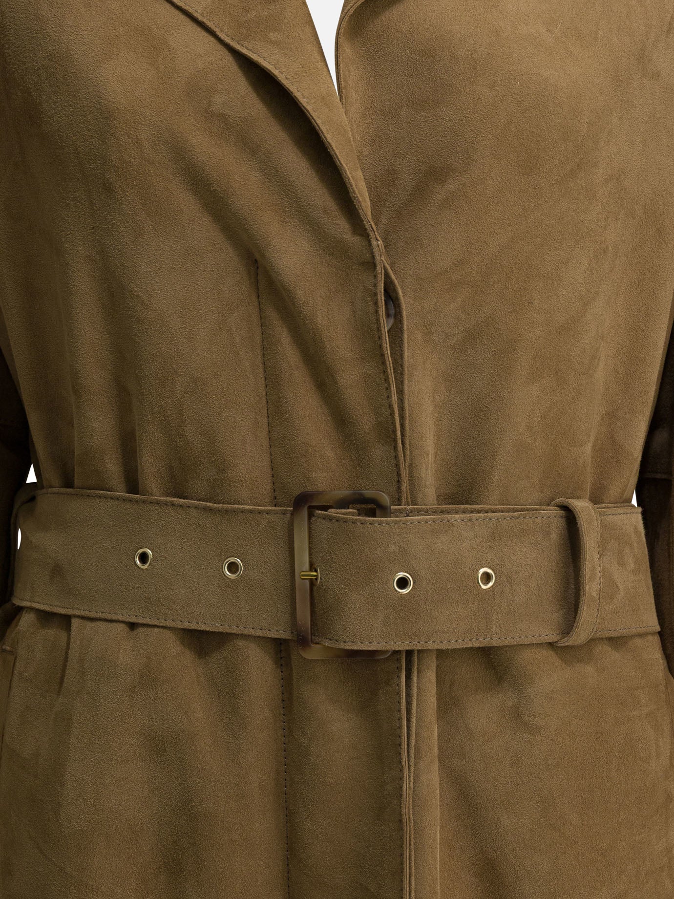 Raincoats & Trench coats Solid colour  Brown - Golden Goose Women | PDP | VIETTI Online Store | Zoom-Modal_3

