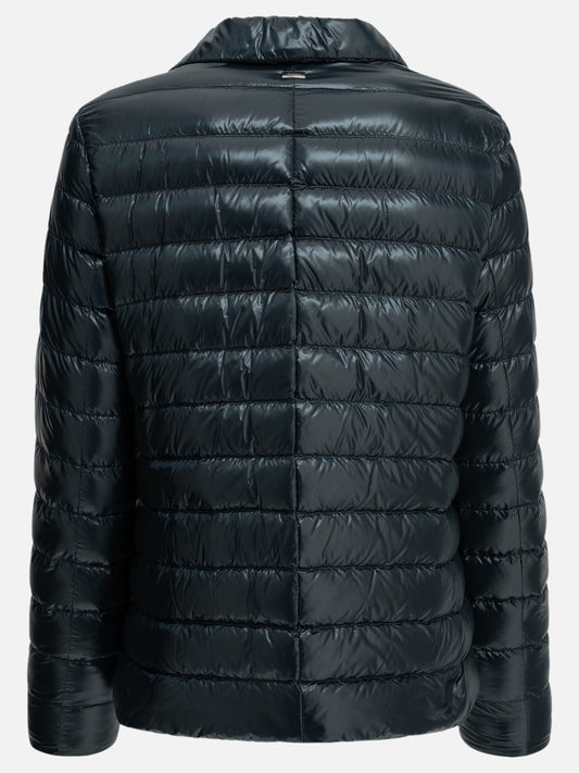 Herno Ultra-light nylon short down jacket Blue


