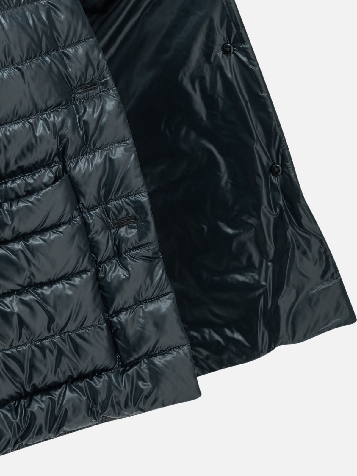 Herno Ultra-light nylon short down jacket Blue

