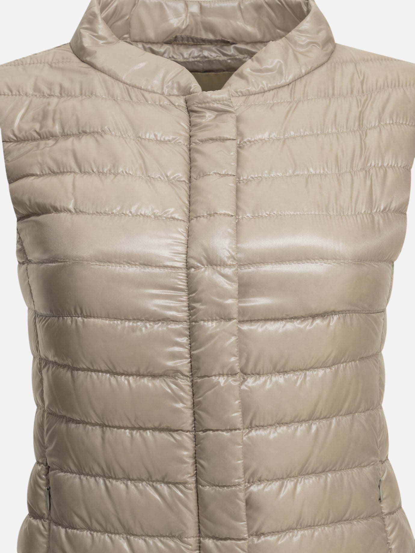 Herno Ultra-light nylon vest Beige

