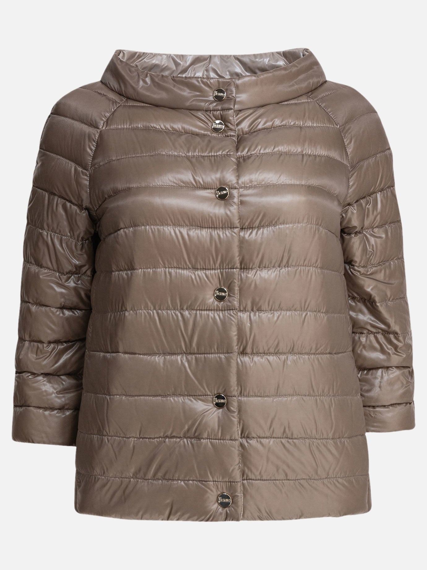 Down jackets Solid colour  Beige - Herno Women | PDP | VIETTI Online Store | thumbnail