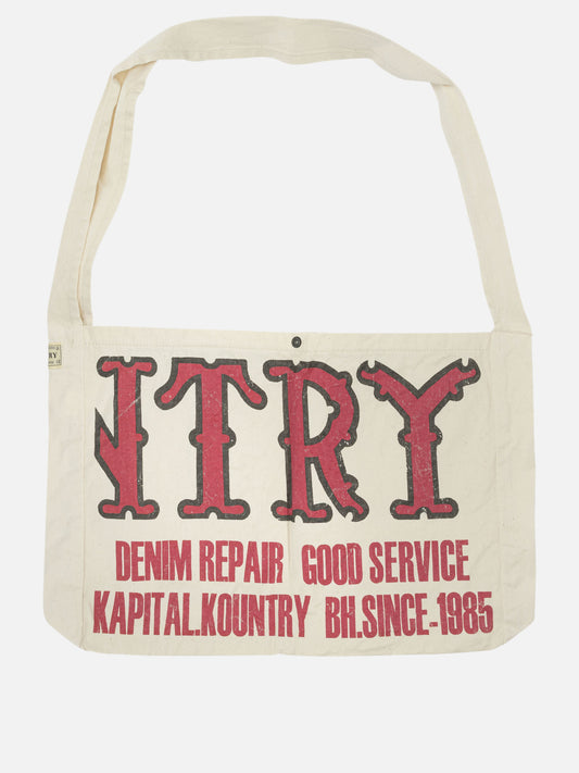 Medium bags 100% cotton  Beige - KAPITAL Men | PDP | VIETTI Online Store | 2
