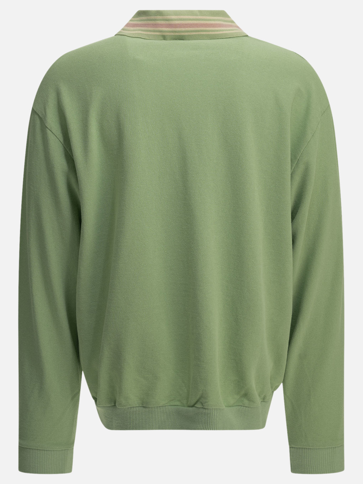 KAPITAL Polo shirt with buttons and logo Green - VIETTI