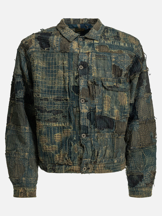 Denim jackets Embroidered  Blue - KAPITAL Men | PDP | VIETTI Online Store 
