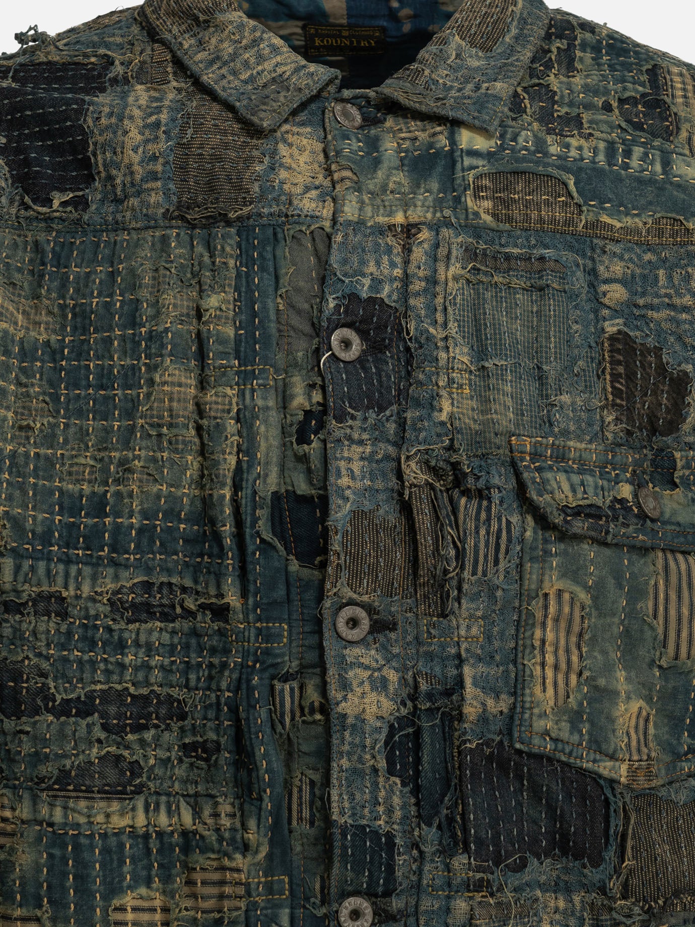 Denim jackets Embroidered  Blue - KAPITAL Men | PDP | VIETTI Online Store | thumbnail_3