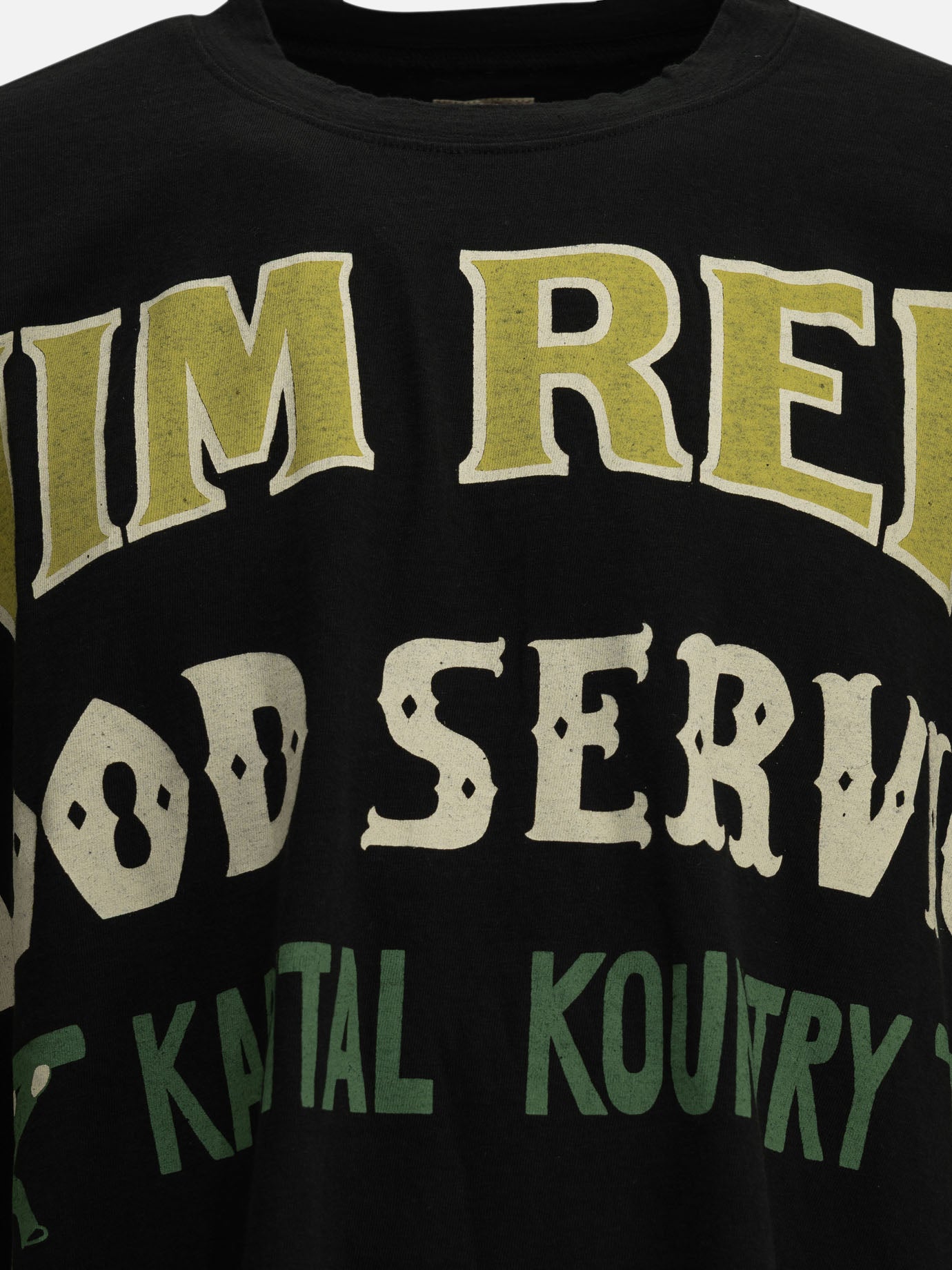 T-shirt girocollo Graphics  Nero - KAPITAL Uomo | PDP | VIETTI Online Store | Zoom-Modal_3
