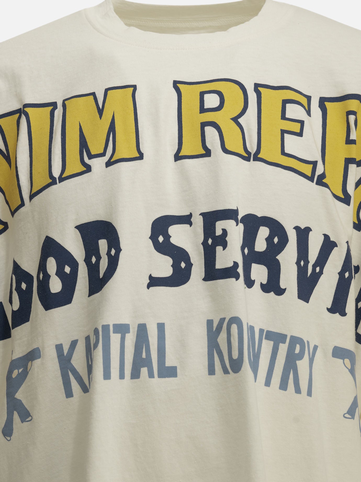Crewneck t-shirts Graphics  White - KAPITAL Men | PDP | VIETTI Online Store | Zoom-Modal_3
