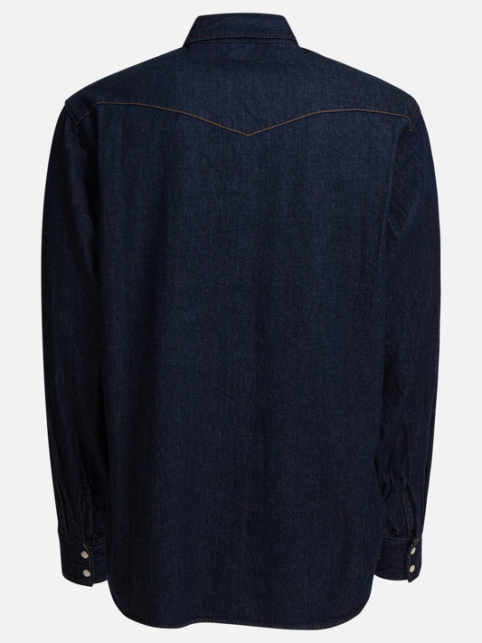 Casual shirts Solid colour  Blue - KAPITAL Men | PDP | VIETTI Online Store | 2
