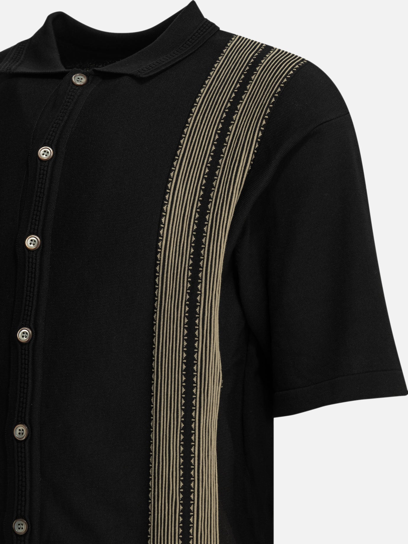 Polo sweater Striped  Black - KAPITAL Men | PDP | VIETTI Online Store | Zoom-Modal_6
