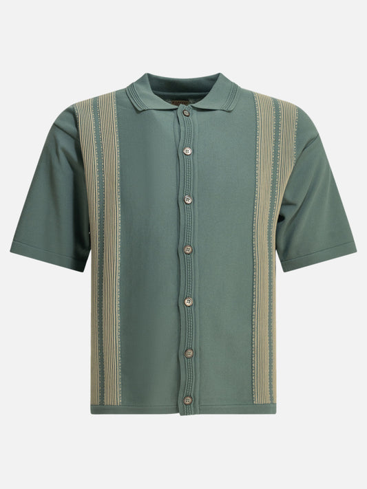 Polo sweater Striped  Green - KAPITAL Men | PLP | VIETTI Online Store 
