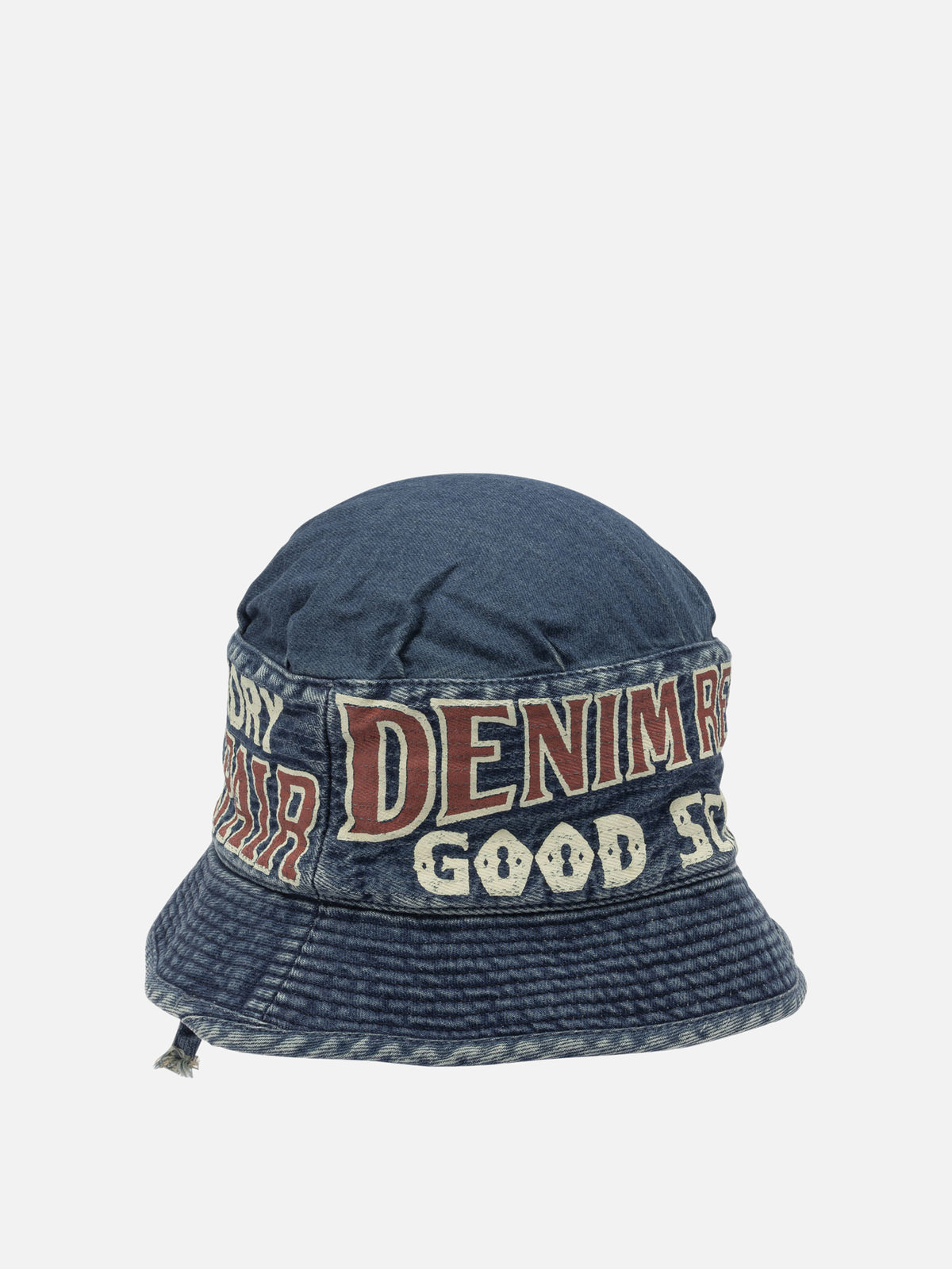 KAPITAL "Laundry" bucket hat Blue - VIETTI