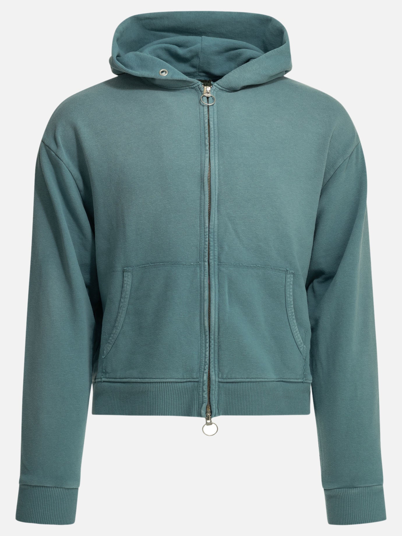 Full zip sweatshirts Solid colour  Light blue - KAPITAL Men | PDP | VIETTI Online Store | thumbnail