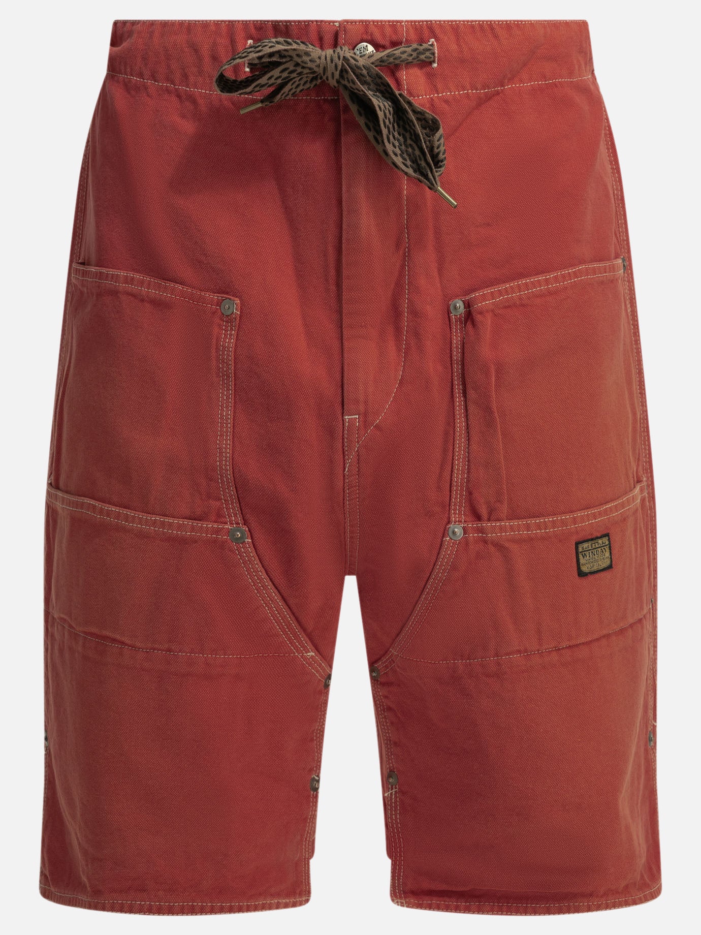 Utility shorts Solid colour  Red - KAPITAL Men | PDP | VIETTI Online Store | Zoom-Modal
