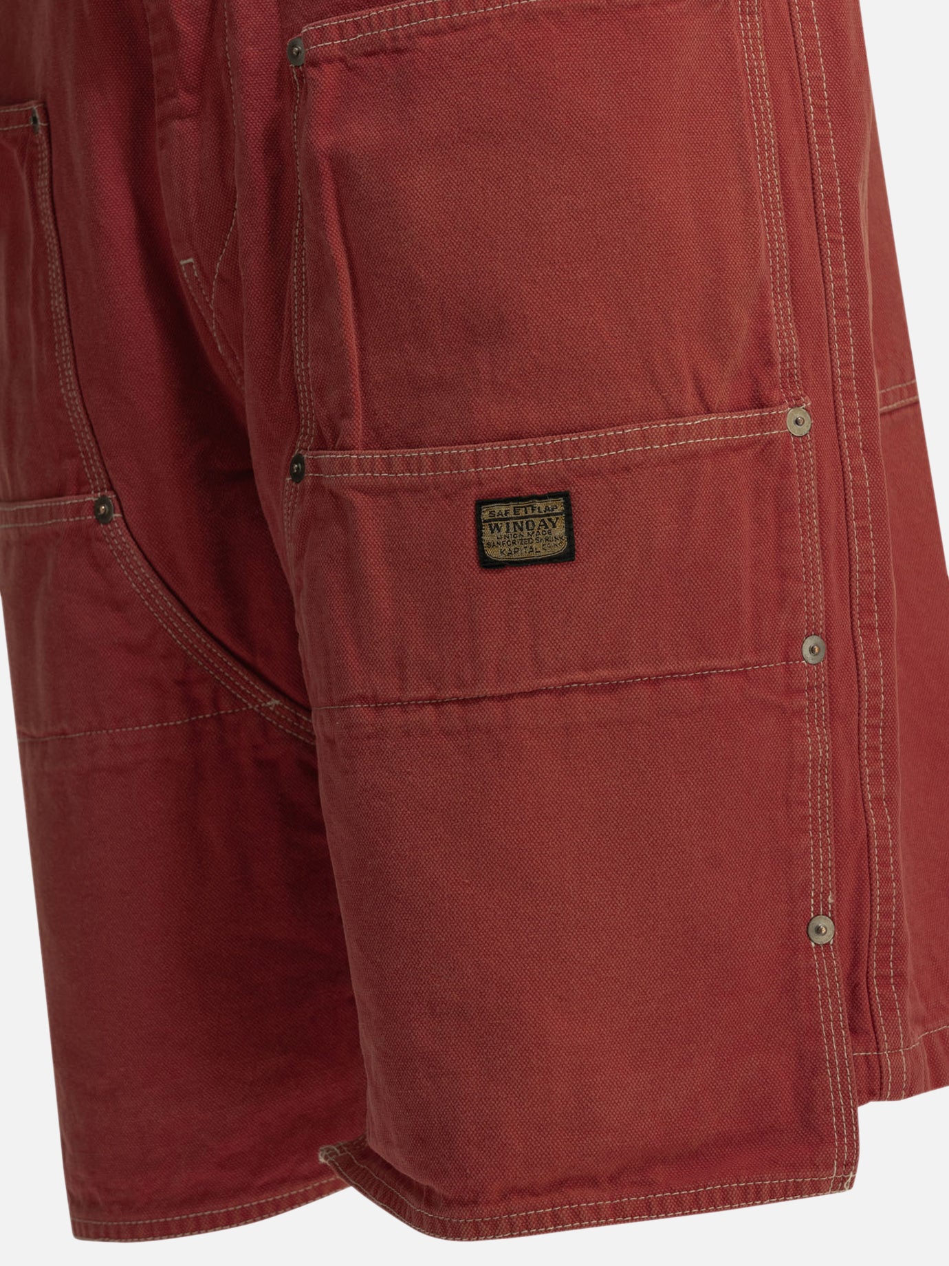 Utility shorts Solid colour  Red - KAPITAL Men | PDP | VIETTI Online Store | Zoom-Modal_6
